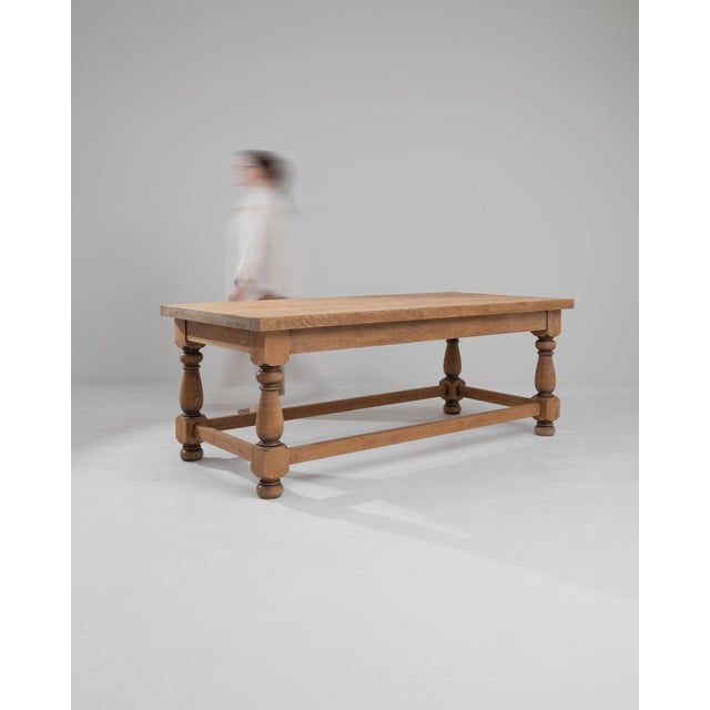 20th Century Belgium Wooden Dining Table For Sale - Image 14 of 18