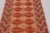 Rug & Kilim Rug & Kilim’s Indian Dhurrie Rug in Brick Red and Orange Geometric Pattern For Sale - Image 4 of 9