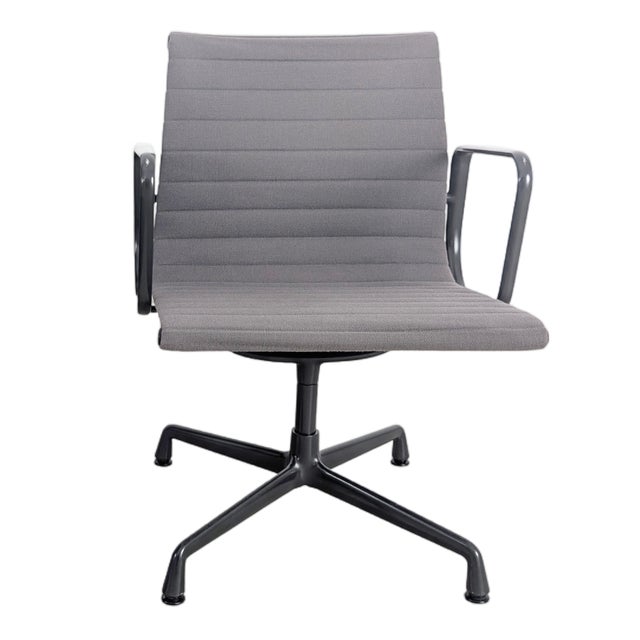 Grey EA 107 Desk Chair by Charles & Ray Eames for Vitra For Sale