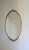 1950s Italian Brass Mirror with the Filigree on Top and Bottom For Sale - Image 5 of 6