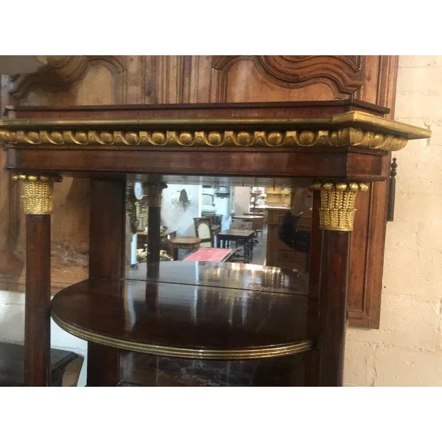 Early 19th Century Neoclassical Continental Parcel Gilt Etagere For Sale - Image 5 of 6