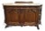 Late 19th Century French Louis XV Style Walnut Marble Top Buffet For Sale