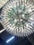 Murano Contemporary Clear "Triedro" Murano Glass Chandelier With Greeen Quadriedro For Sale - Image 4 of 4