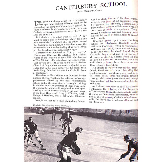 "Prep Schools: Profiles of More Than Fifty American Schools" 1961 Laney, Al For Sale - Image 11 of 13