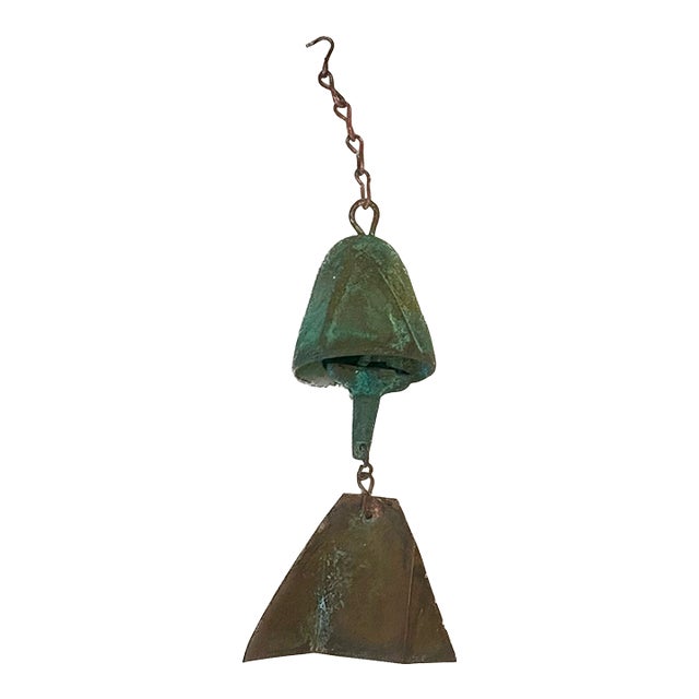 Mid Century Paolo Soleri Bronze Bell Wind Chime Chairish