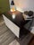 Beautiful Bernhardt Adagio Nightstand (Model 353-216) featuring genuine Capiz shell drawer fronts in a striking sunburst...