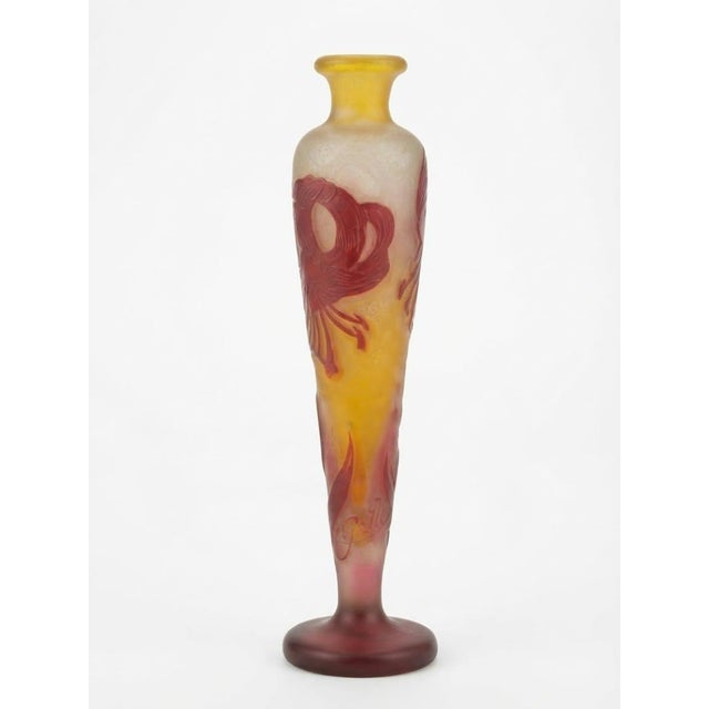 Art Nouveau Nancy School Vase from Emile Gallé For Sale - Image 4 of 9