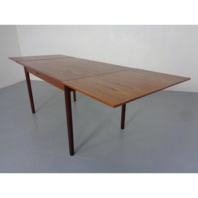 Extendable Teak Dining Table by HS Møbler, 1960s For Sale - Image 9 of 18