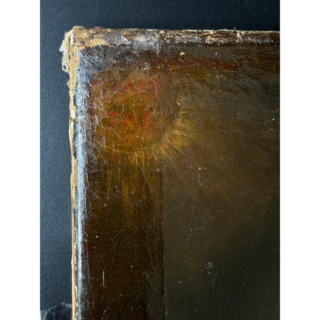 Charitas, 1800s, Oil on Canvas, Framed For Sale - Image 7 of 10