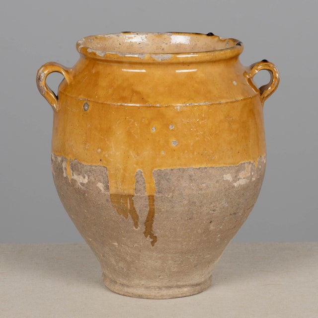 19th Century 19th Century French Terracotta Pot À Confit 12"High For Sale - Image 5 of 11