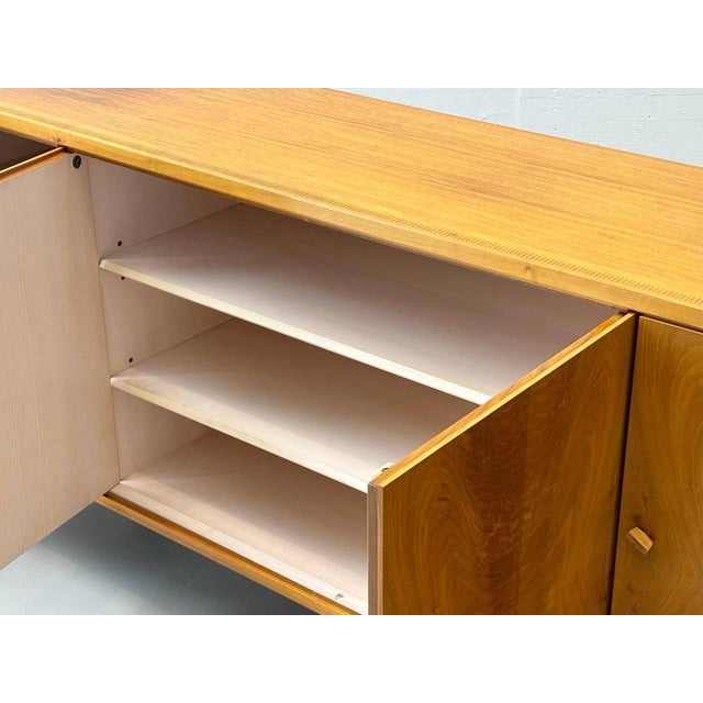 Brown Walnut Sideboard, 1950s For Sale - Image 16 of 18