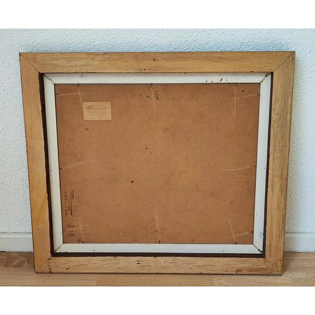 Kurt Conrad Loew, Paysage, Oil on Wood, 1960s, Framed For Sale - Image 8 of 11