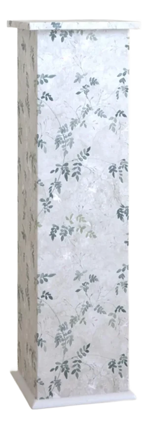 Jasmine Hand Wrapped Wallpaper Pedestal