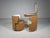 Tan Dilly Dally Vanity Set by Luigi Massoni for Poltrona Frau, 1960s, Set of 2 For Sale - Image 8 of 10