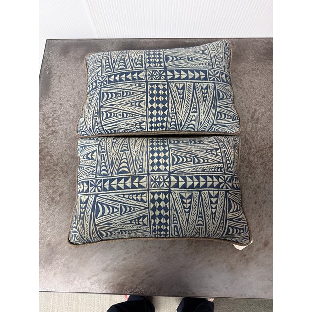 David Duncan for Fortuny Mellila Decor Pillows, Pair For Sale In San Francisco - Image 6 of 12
