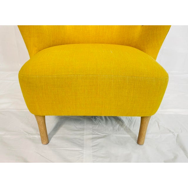 Architectural Lounge Chair in Golden Tweed, Attributed to Decca Furniture LTD For Sale - Image 10 of 16