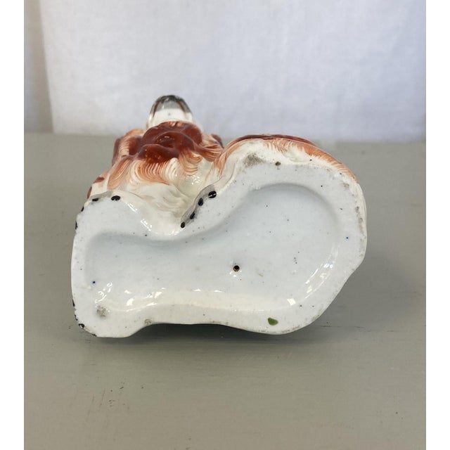 Mid 19th Century Mid 19th Century Mini Staffordshire Terrier For Sale - Image 5 of 5