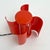 Red Coral Flower Table Lamp by Studio D.A. for Lamperti, 1970s For Sale - Image 8 of 13