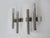 Four-Light Wall Sconces in Brushed Metal from Maison Sciolari. Italy, 1970s For Sale - Image 3 of 9