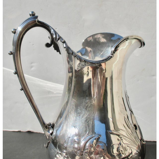 Mid 19th Century Coin Silver 250 Pitcher Gorham Circa 1866 For Sale In New York - Image 6 of 15