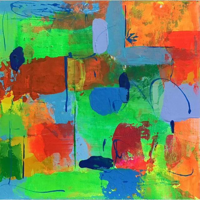 Little Study on 8” by .12 by 8” Canvas Panel. Artist signed on the back side with S. Stilgenbauer (CA Artist Stephen...