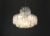 Metal German Murano Ice Glass Tubes Chandelier by Doria, 1960s For Sale - Image 7 of 8