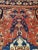 Antique Farahan Sarouk Handmade Oriental Rusty Red & Navy Blue Rug For Sale - Image 9 of 12