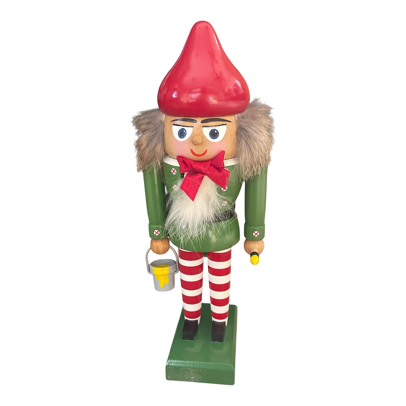 Kwo Em Merck Collection Elf Santa Helper Old World Christmas Nutcracker ...