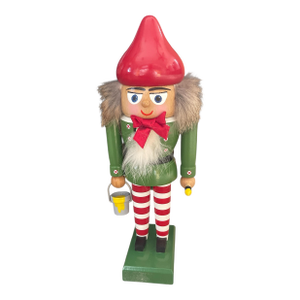 Kwo Em Merck Collection Elf Santa Helper Old World Christmas Nutcracker