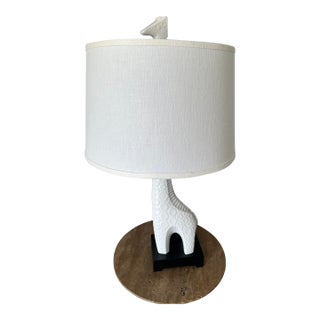 Jonathan Adler Ceramic Giraffe Lamp For Sale