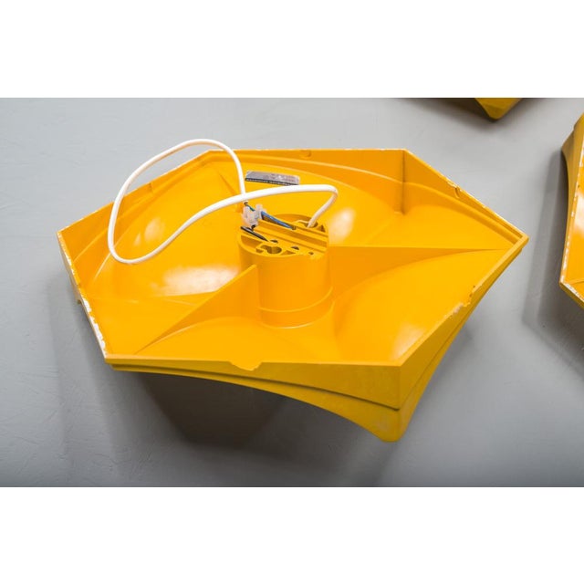 Vintage German Hexagon Wall Lamp from Hoffmeister-Leuchten, 1970s For Sale - Image 13 of 15