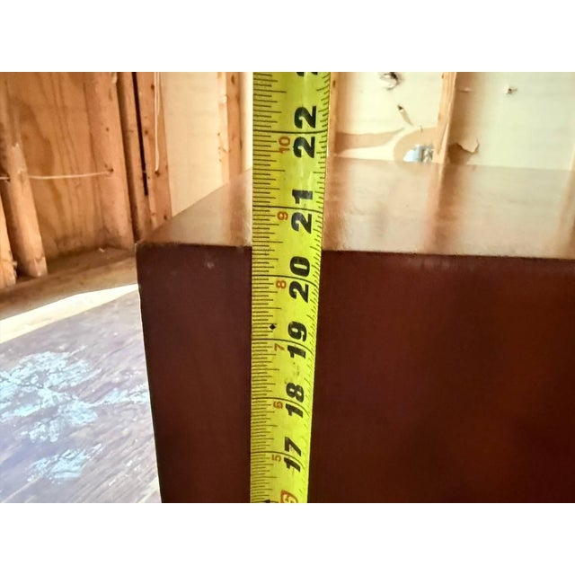 Mid Century Modern Walnut Nightstand Bed Side Cabinet For Sale - Image 15 of 17