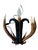 1950s Vintage 1950s Antler Sconce For Sale - Image 5 of 5