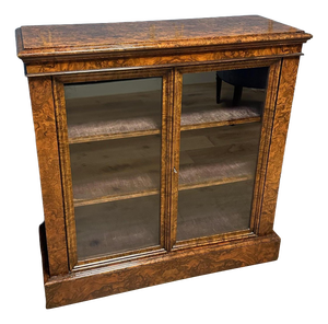 Small Antique Bookcase in Walnut, 1890s