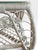 Vintage Boho Chic White Wicker Scrolled Side Tables With Glass Tops - A Pair For Sale - Image 9 of 13