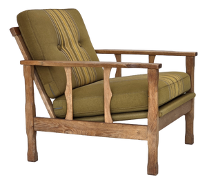 Vintage Danish Lounge Chair in Furniture Wool and Oak, 1970s