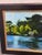 Traditional Signed Camhi Lakeside Landscape Original Oil Painting For Sale - Image 3 of 12
