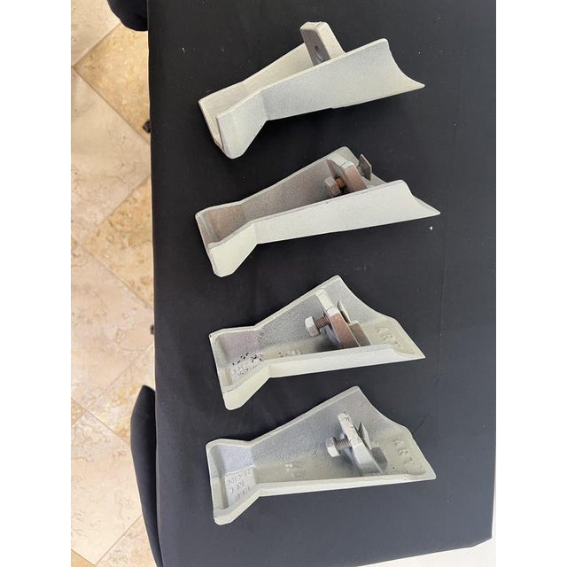 Antique English Blue and White Stoneware Meat Platters, Set of 4 For Sale - Image 3 of 18