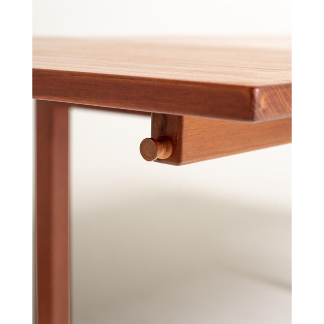 Brown 5360 Coffee Table in Teak by Børge Mogensen for Fredericia Stolefabrik, Denmark, 1960s For Sale - Image 8 of 12