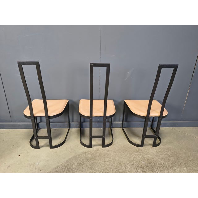 Postmodern Dining Chairs by Gastone Rinaldi for Thema, Italy, 1980s, Set of 6 For Sale - Image 11 of 15