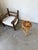 Wood Star-Shaped Rattan Side Table, 1960s For Sale - Image 7 of 18