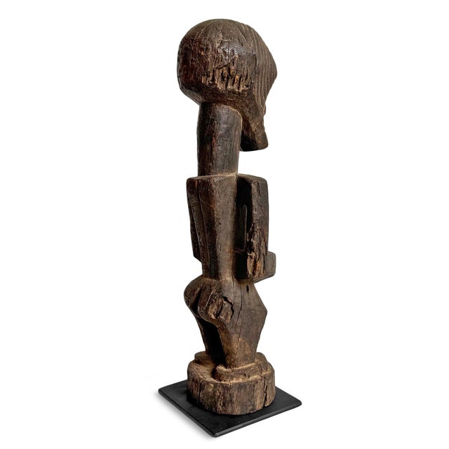 Early 20th Century Antique Female Kifwebe Songye African Figure Sculpture For Sale - Image 5 of 10