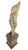 Stone Vintage Cast Stone Pierrot Garden Statue on Pedestal For Sale - Image 7 of 12