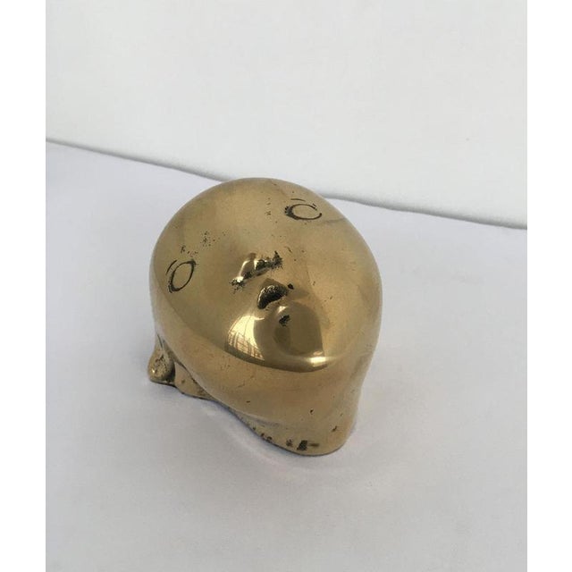 1980s Vintage Italian Bronze Abstract Sculpture by Piero Perin, 1980 For Sale - Image 5 of 18