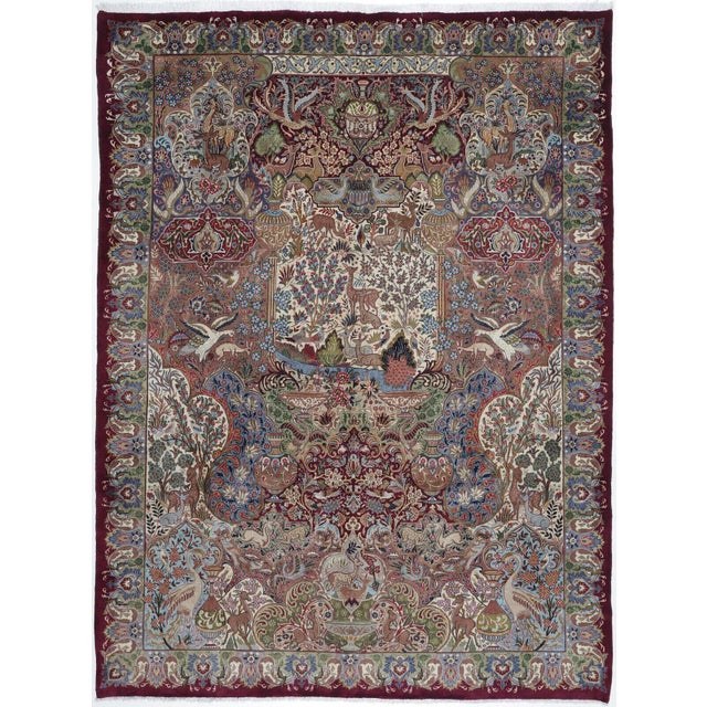 Textile Vintage Middle Eastern Rug in Wool For Sale - Image 7 of 7