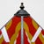 Amsterdam School Stained Glass Floor Light, 1920s For Sale - Image 9 of 18