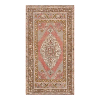Pasargad Home Vintage Sivas Salmon Wool Area Rug, 4' 7'' X 8' 6'' For Sale