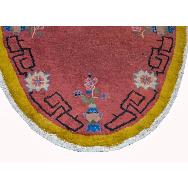 Early 20th Century Early 20th Century Chinese Art Deco Rug For Sale - Image 5 of 9