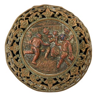 Small Antique Decorative Bronze Box, 1800s For Sale