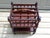 Brown Vintage Mahogany Canterbury Magazine Rack Music Stand For Sale - Image 8 of 15